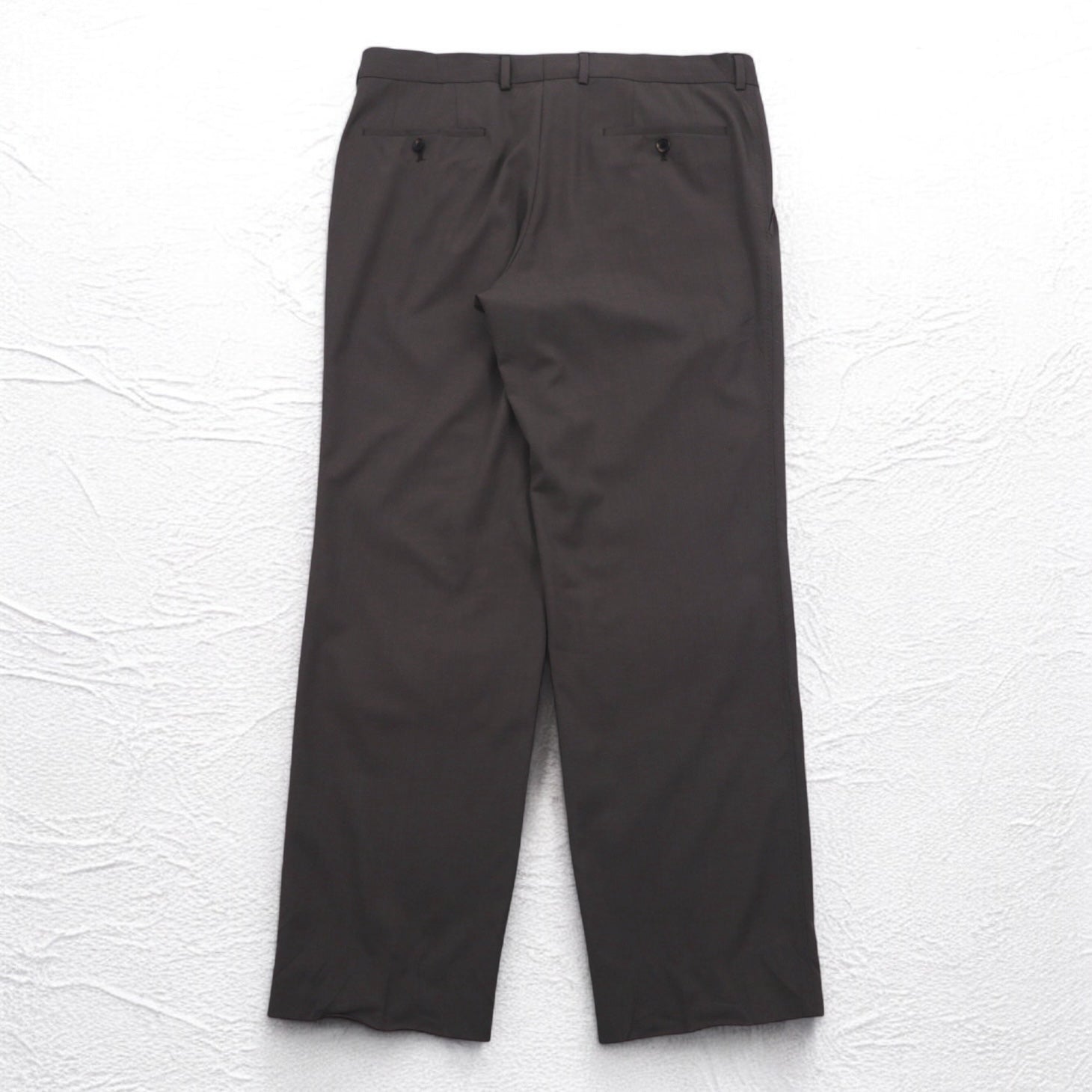 HUGO BOSS Made in Italy SUPER 120's Pantaloni a gamba larga Suit XL Grigio BIO TECH Biotec GUABELLO