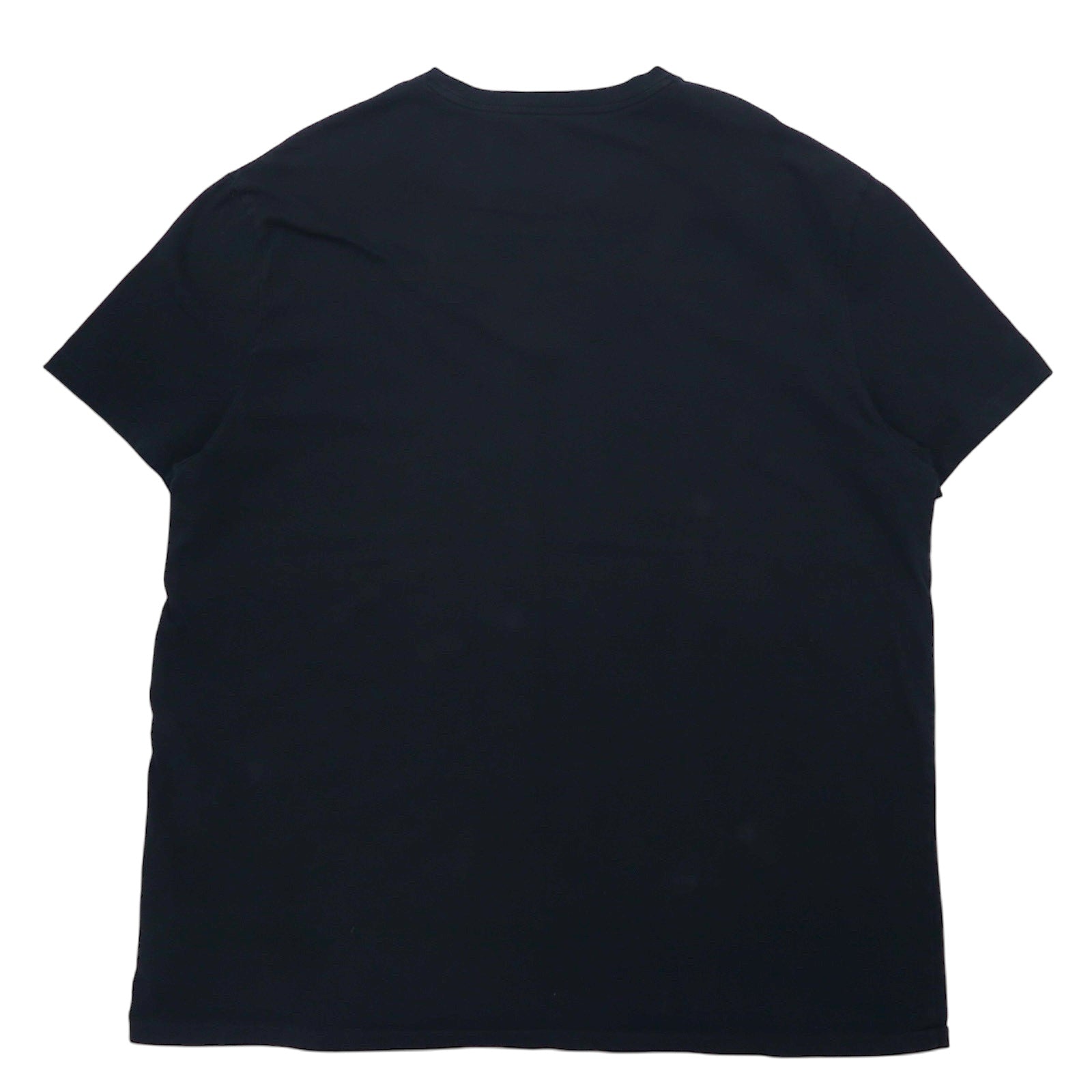 Polo Ralph Lauren T-shirt con stampa logo XXL nero cotone classic fit con piccolo pony ricamato taglia grande