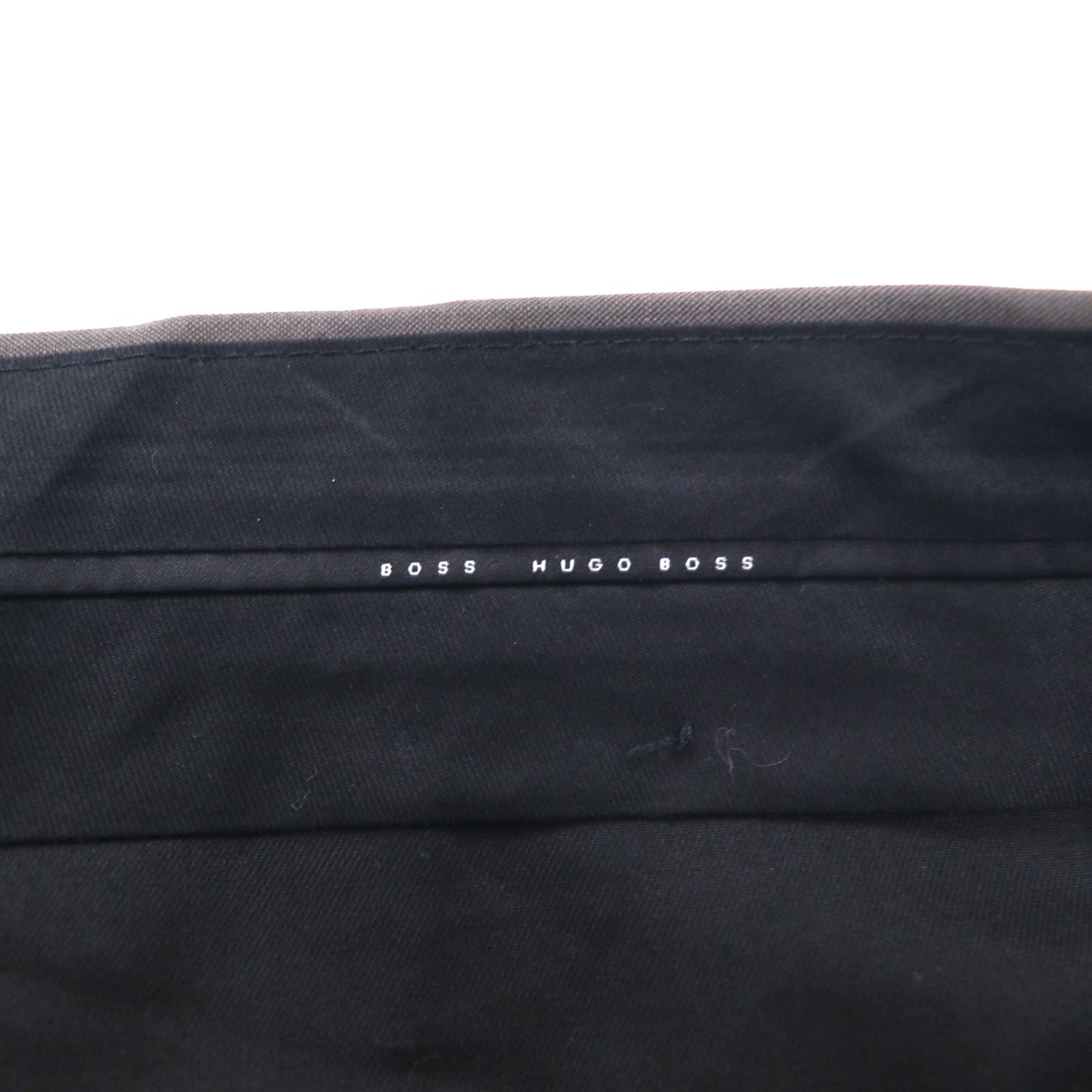HUGO BOSS Made in Italy SUPER 120's Pantaloni a gamba larga Suit XL Grigio BIO TECH Biotec GUABELLO