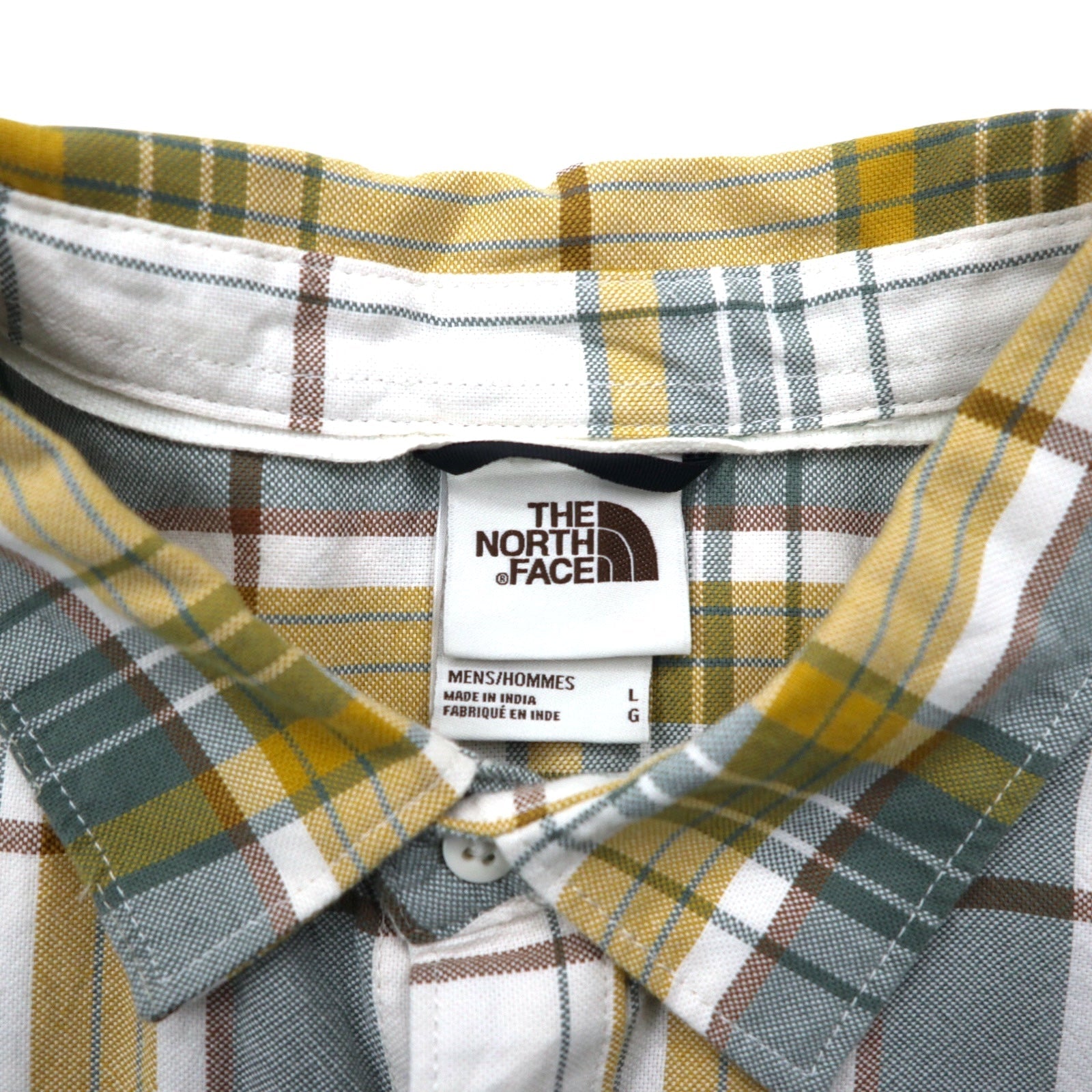 THE NORTH FACE Camicia a quadri L Verde Bianco Cotone Standard USA Hayden Pass 2.0 Shirt NF0A55U8
