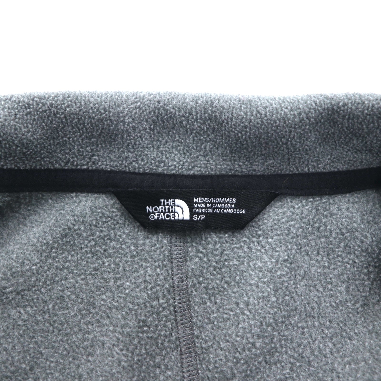 THE NORTH FACE POLARTEC Giacca in pile full zip S grigio poliestere ricamo logo