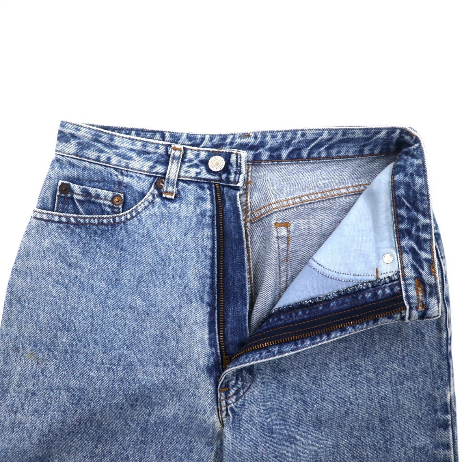 Levi's Anni '80 Jeans a vita alta affusolati M Blu Stonewash W626-0217 Made in Japan