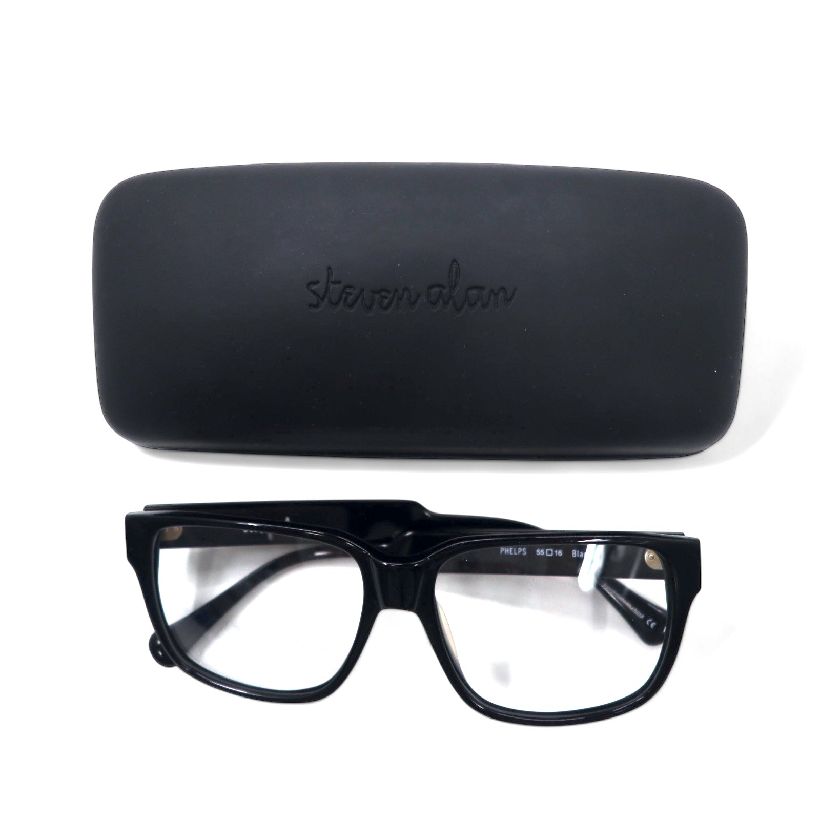 steven alan Occhiali da vista/sole neri PHELPS 55◻︎16 Black