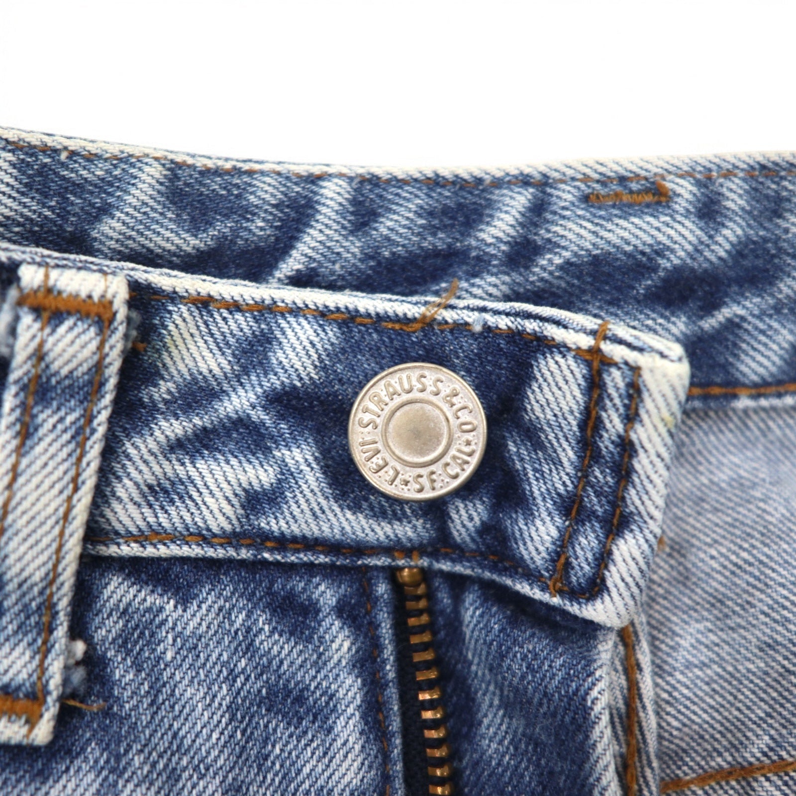Levi's Anni '80 Jeans a vita alta affusolati M Blu Stonewash W626-0217 Made in Japan