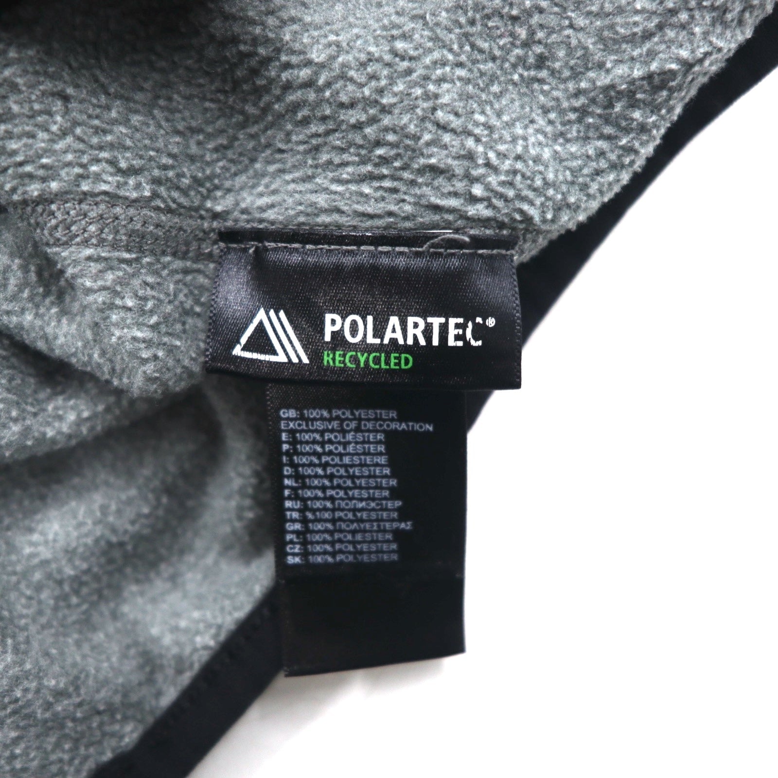 THE NORTH FACE POLARTEC Giacca in pile full zip S grigio poliestere ricamo logo
