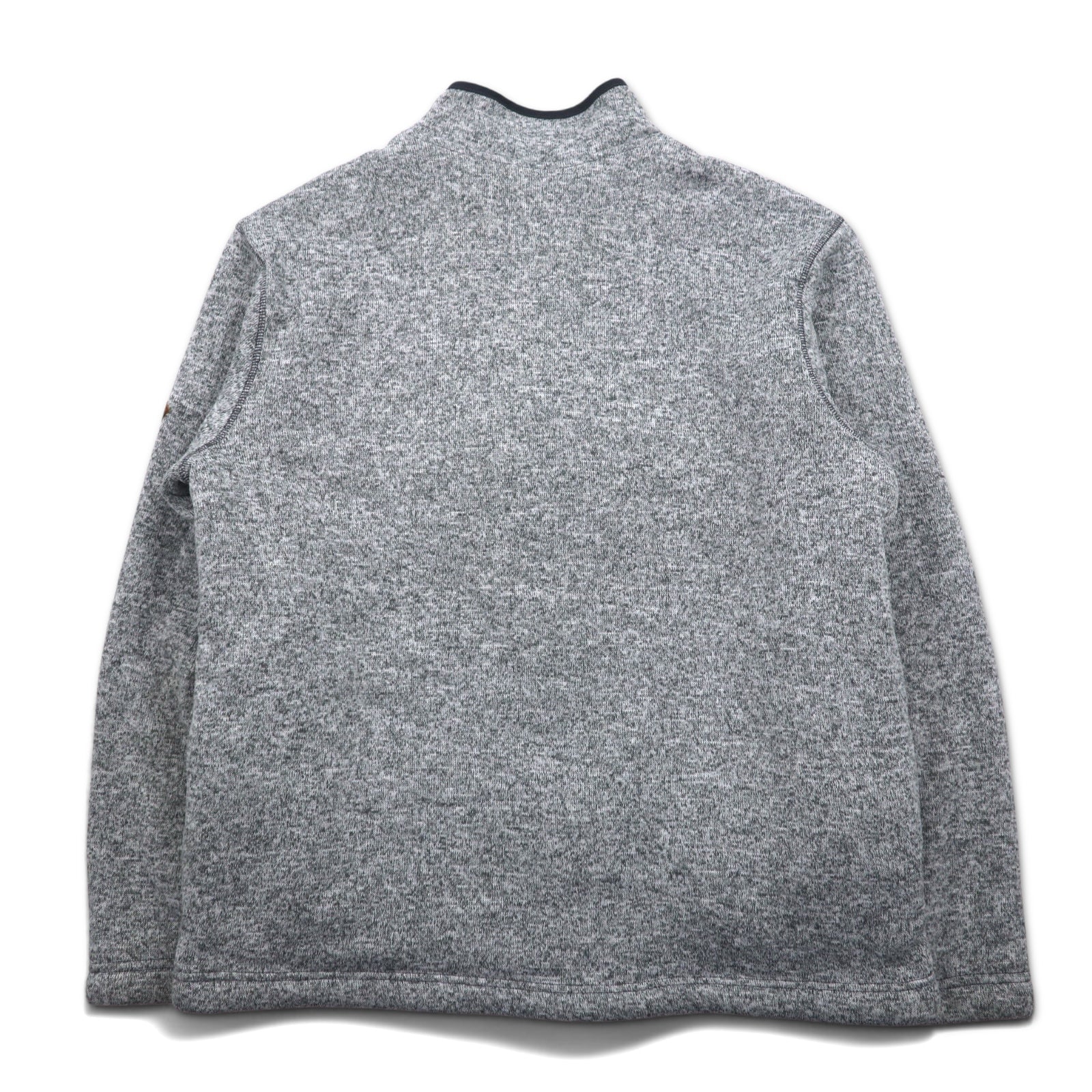 ORVIS Giacca in pile mezza zip foderata in pile XL grigia in poliestere