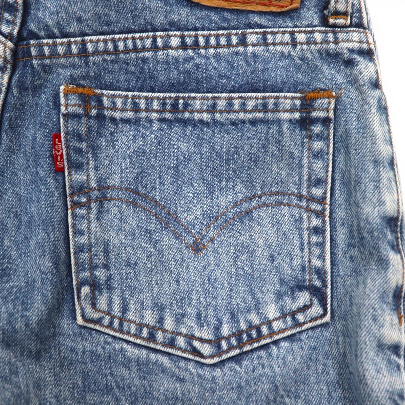 Levi's Anni '80 Jeans a vita alta affusolati M Blu Stonewash W626-0217 Made in Japan