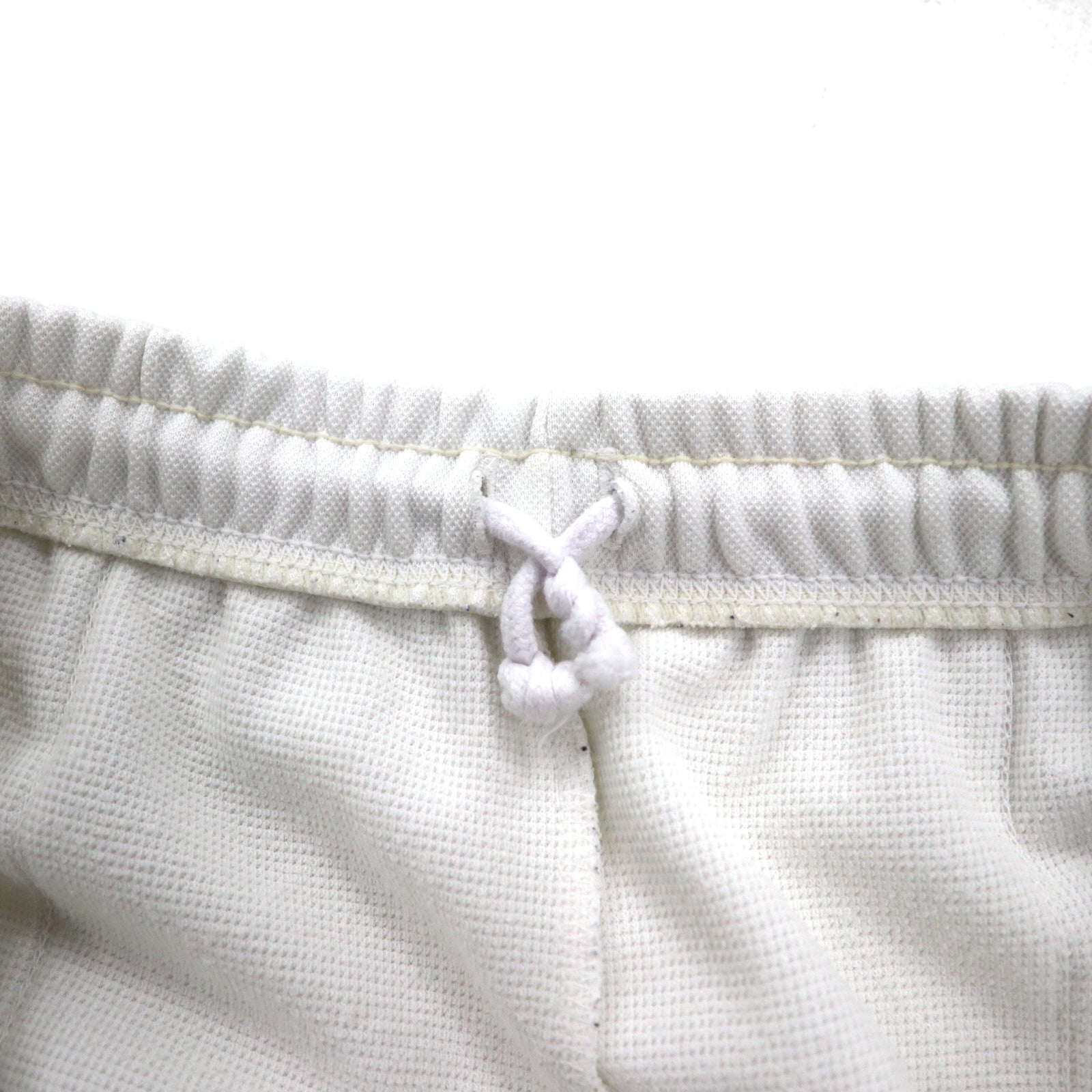 Champion anni '90, pantaloni sportivi, tuta, XL, bianchi, poliestere, cerniera alle caviglie, spacchi, made in Japan