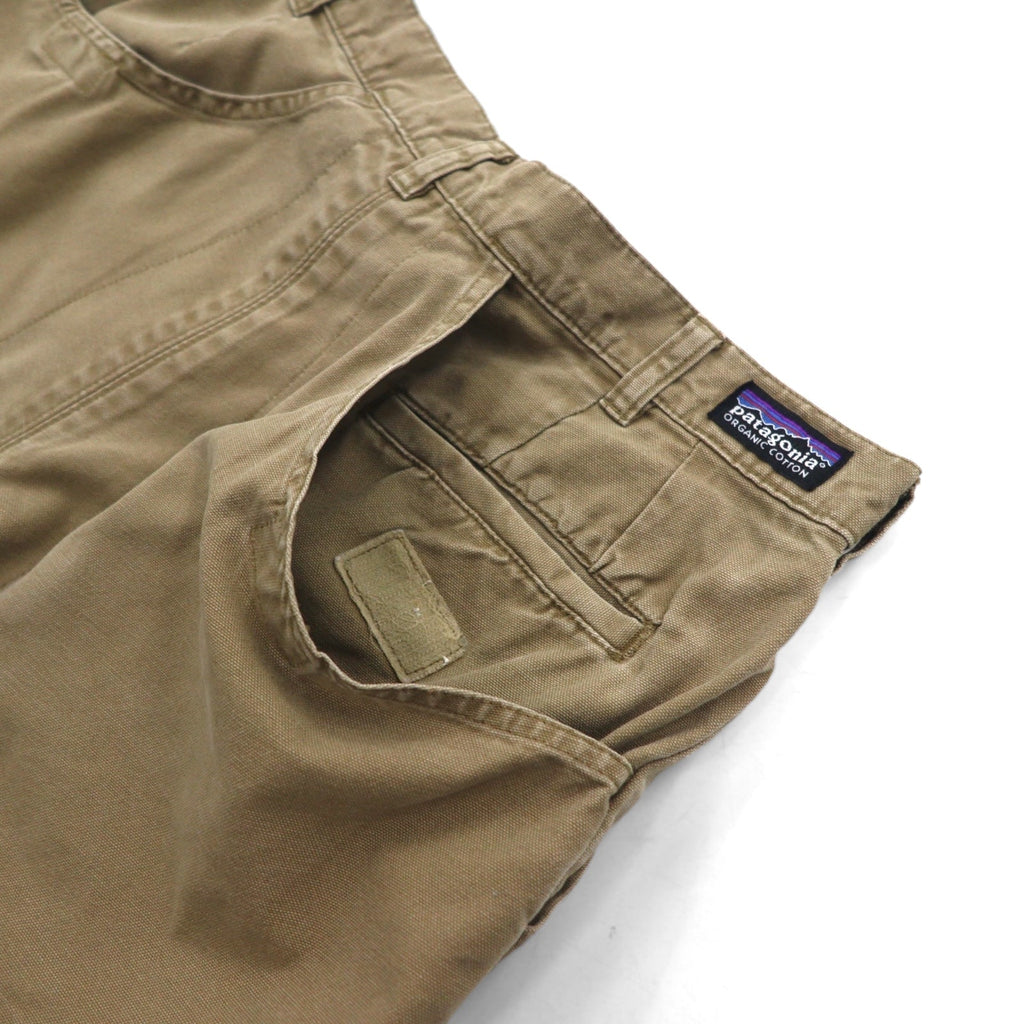 patagonia スタンドアップショーツ Stand Up Shorts ハーフパンツ M ベージュ オーガニックコットン 57226