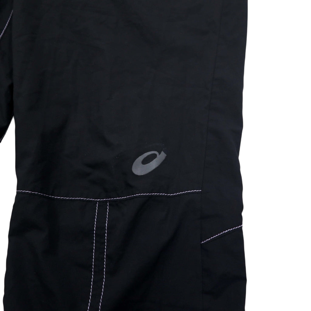 KIKO KOSTADINOV × asics トラックパンツ L ブラック ポリエステル 裾ジップ 2011A533