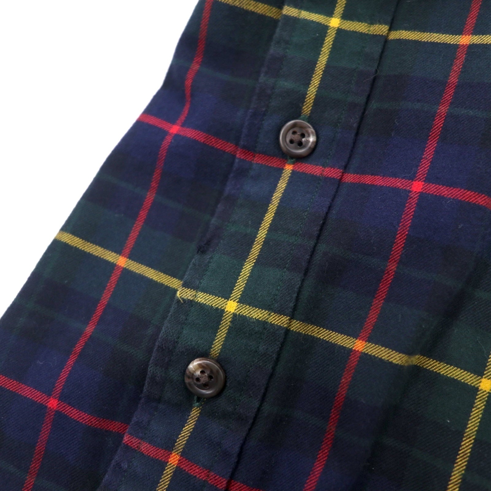Ralph Lauren Camicia Button-Down Black Watch L Verde a Quadri Cotone