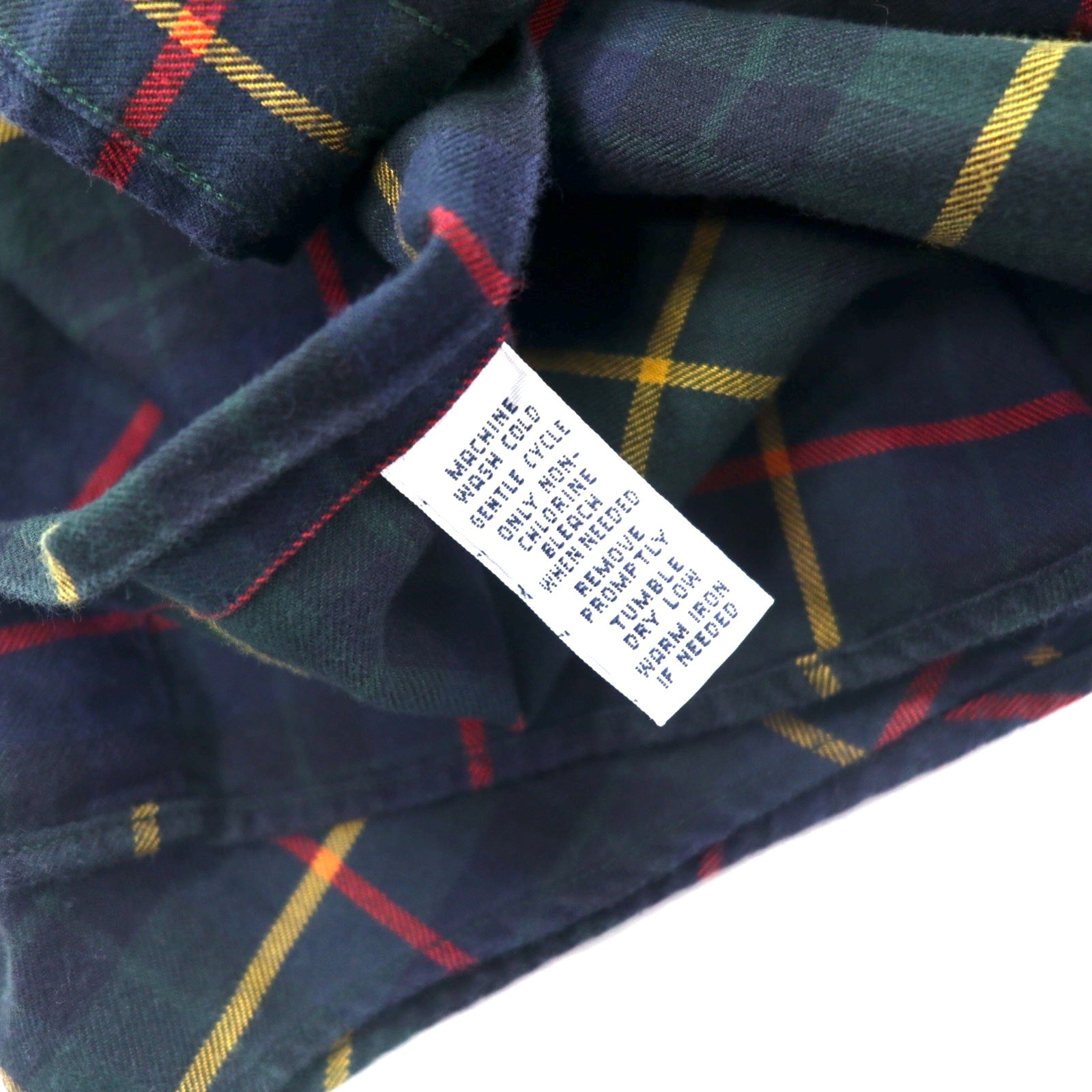 Ralph Lauren Camicia Button-Down Black Watch L Verde a Quadri Cotone