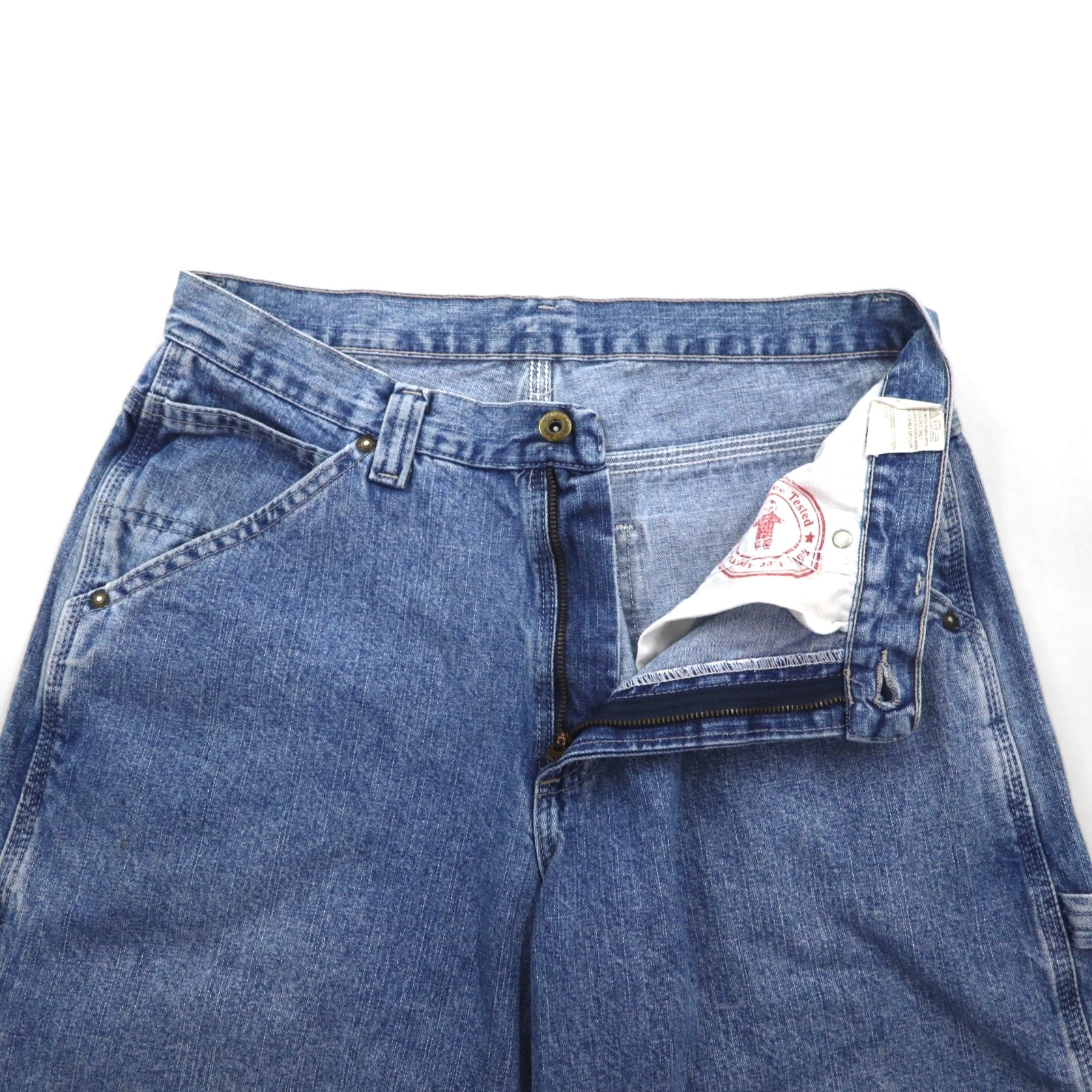 Lee DUNGAREES Buddy Lee Pantaloncini Jeans Painter Bermuda Taglia M Indaco Blu
