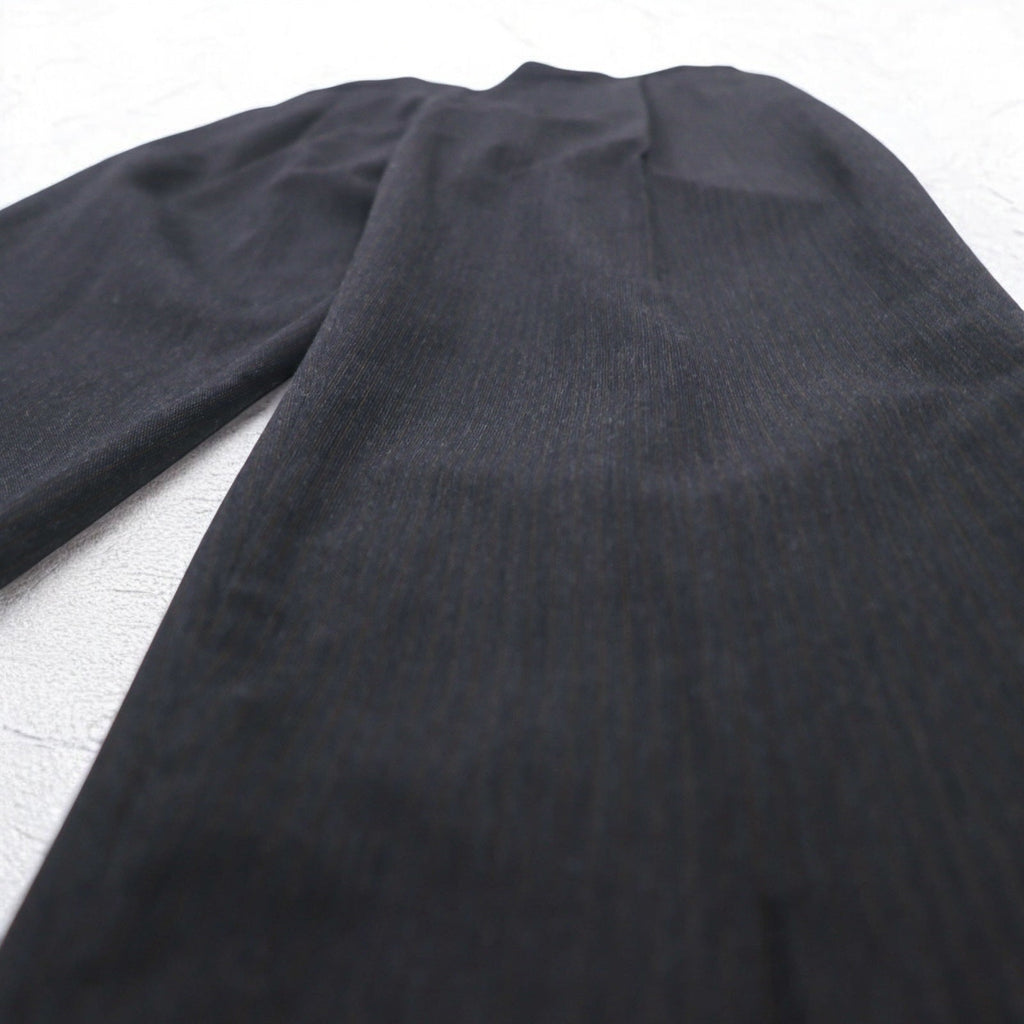 SOUMO Pantaloni larghi con pieghe M grigi lana spacco Made in Japan
