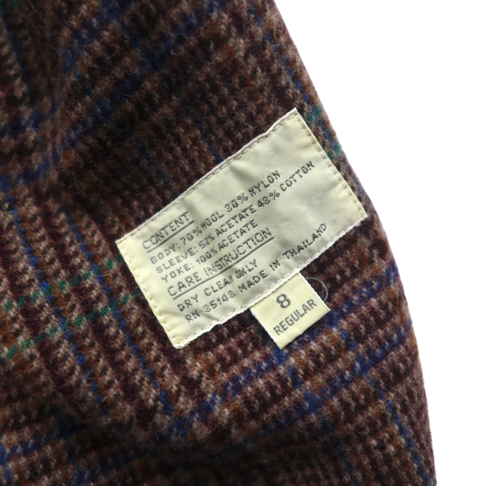 90s Vintage Trench Double-Breasted Coat Misty Harbor Trench M Black Cotton with Detachable Check Liner and Belt