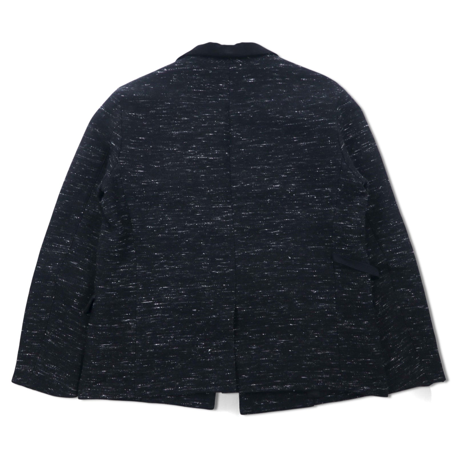 FACTOTUM Giacca Haori in lanetta M Nero Lana 01010130 Fatto in Giappone