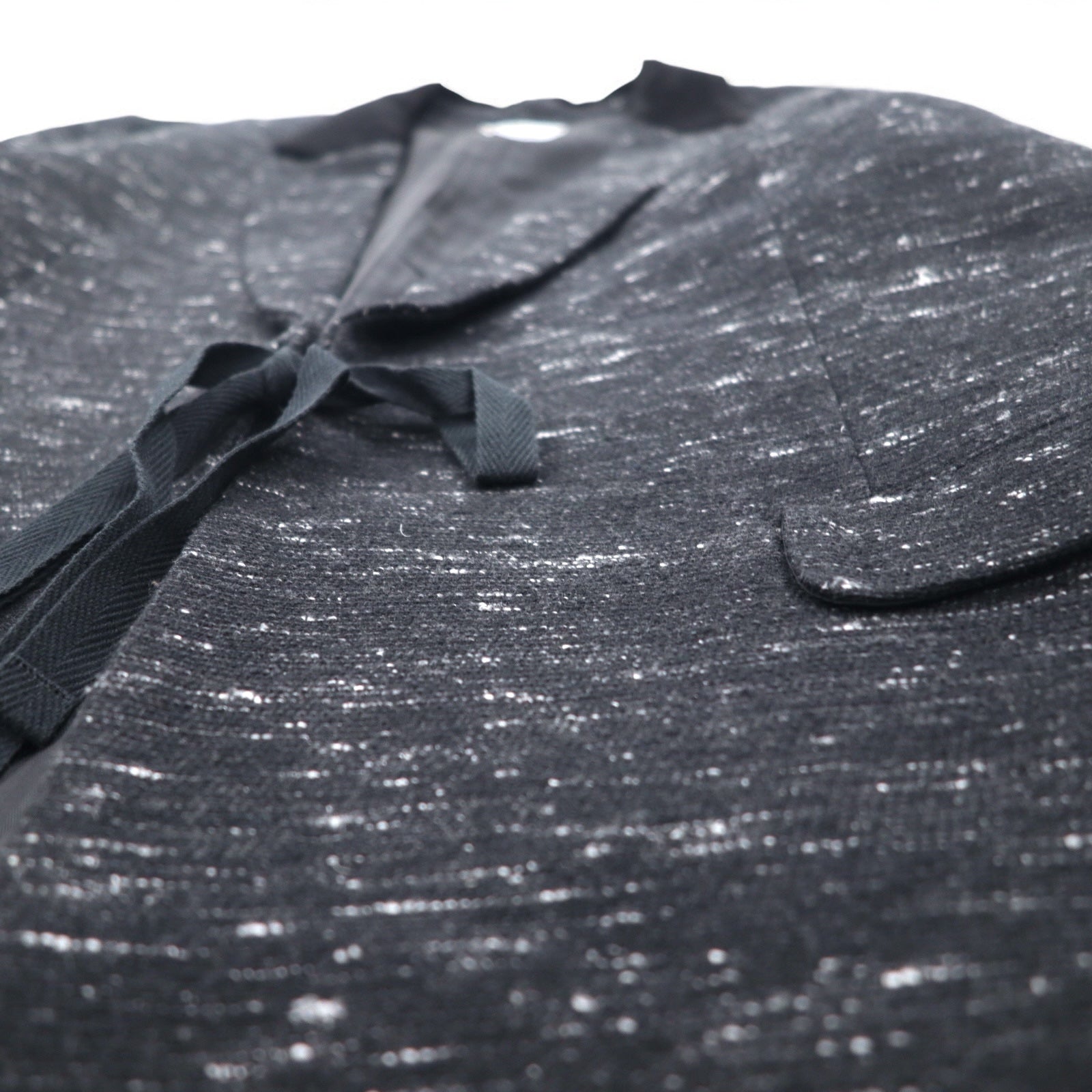 FACTOTUM Giacca Haori in lanetta M Nero Lana 01010130 Fatto in Giappone