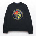 POLO RALPH LAUREN Felpa con stemma L Nero Logo circolare