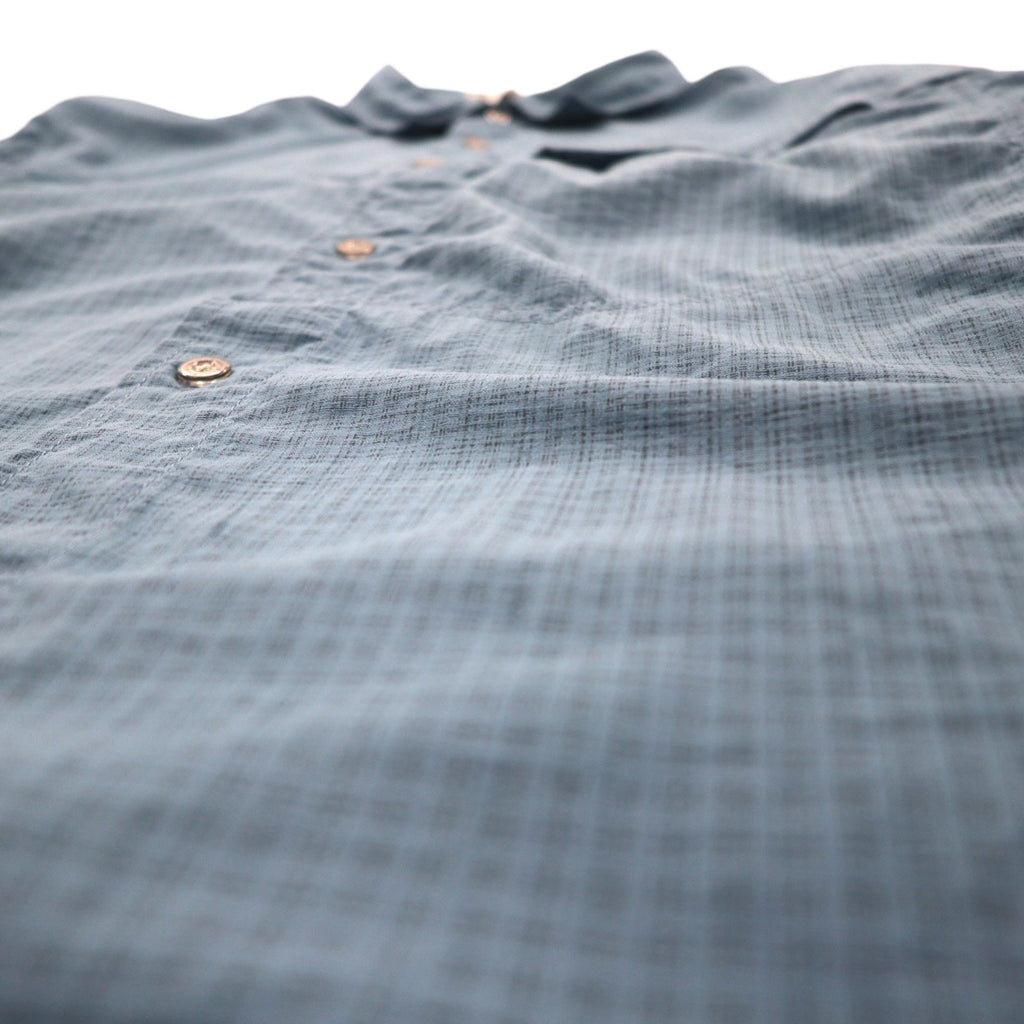 THE NORTH FACE Maglia da esterno XL blu nylon logo ricamato fodera in rete AU2B