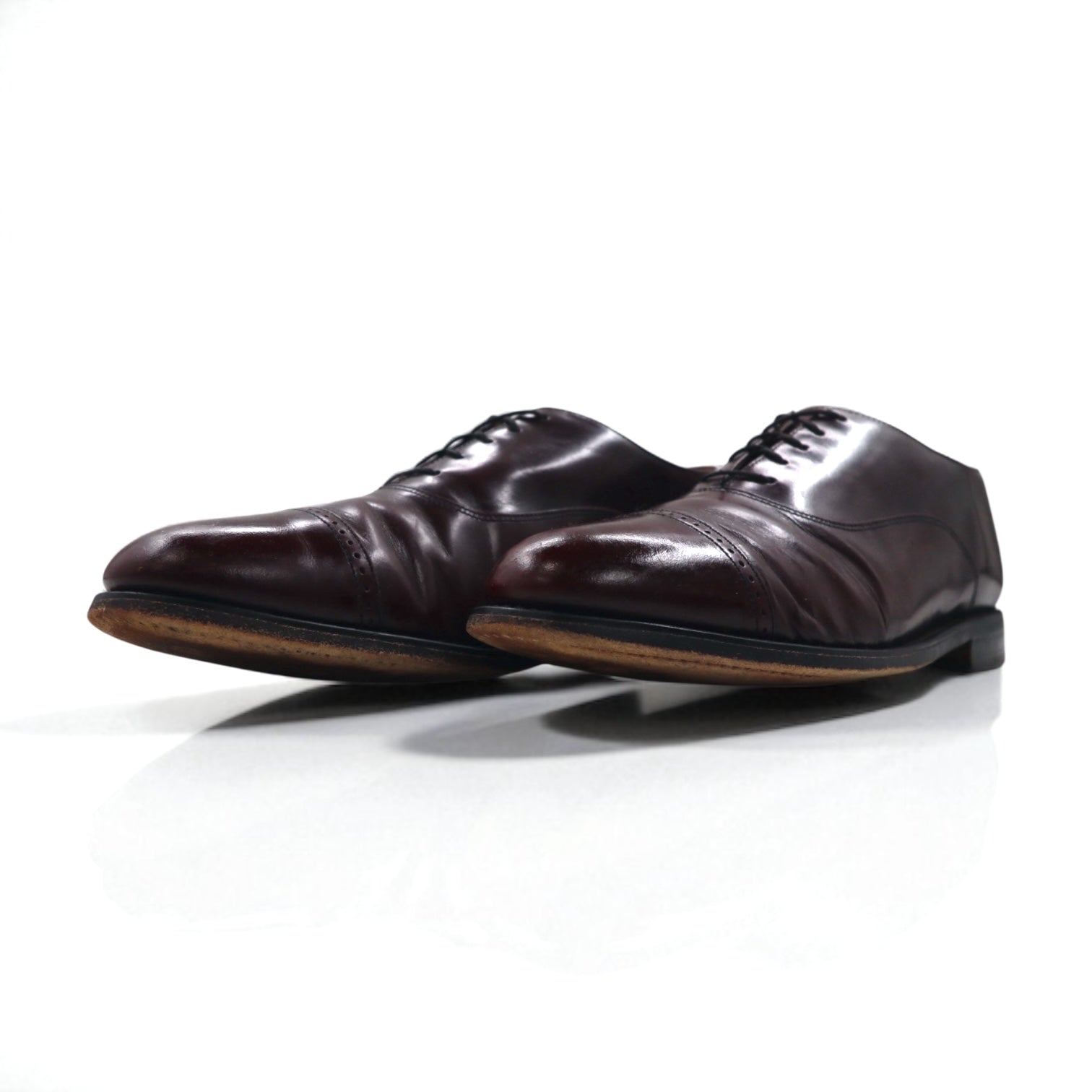 BOSTONIAN CLASSICS ストレートチップ ドレスシューズ 27.5cm ボルドー レザー 26248