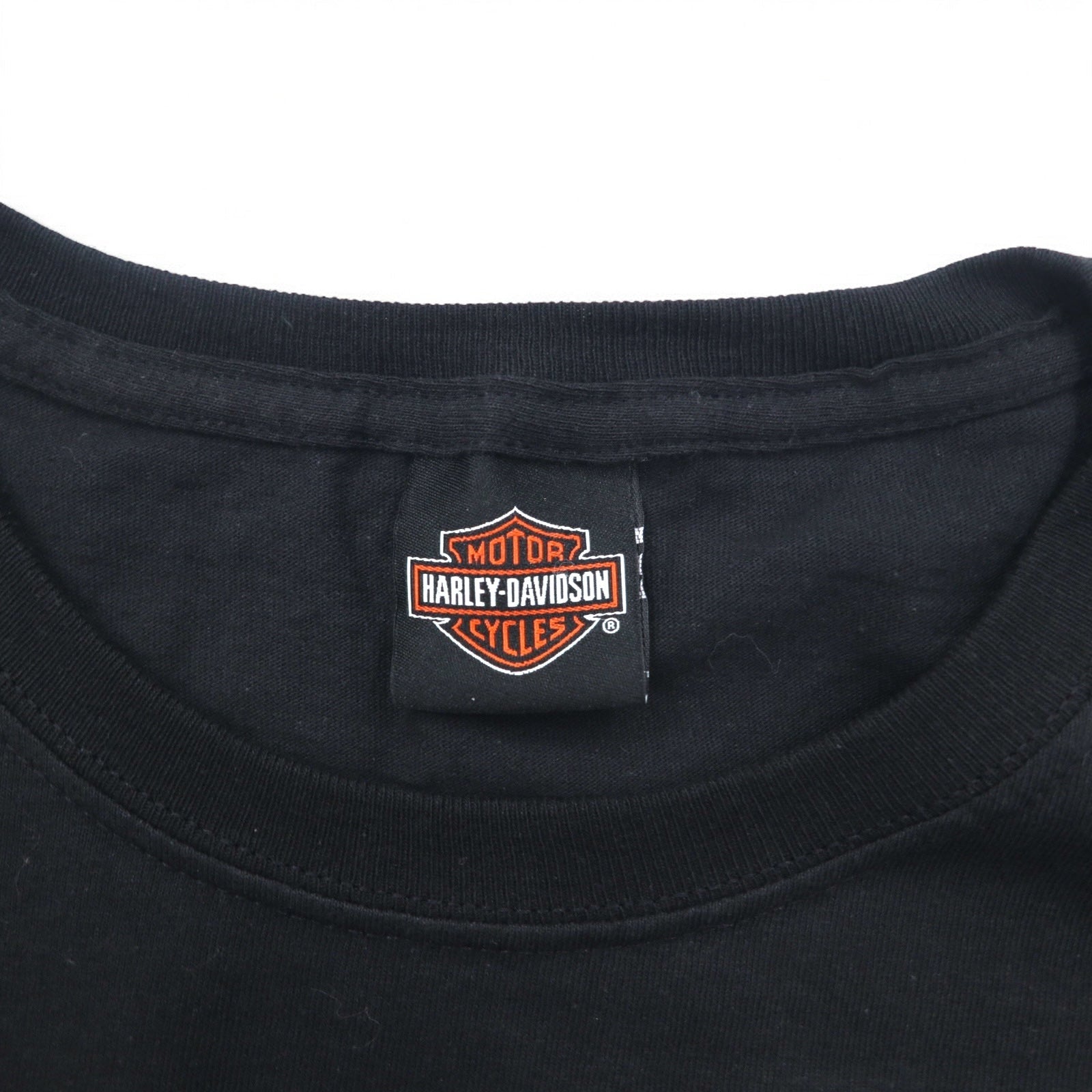 HARLEY DAVIDSON T-shirt con stampa fronte/retro XXL nero cotone TOKYO JAPAN