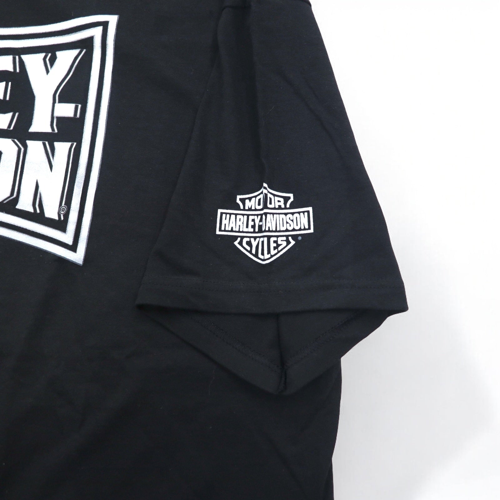 HARLEY DAVIDSON T-shirt con stampa fronte/retro XXL nero cotone TOKYO JAPAN