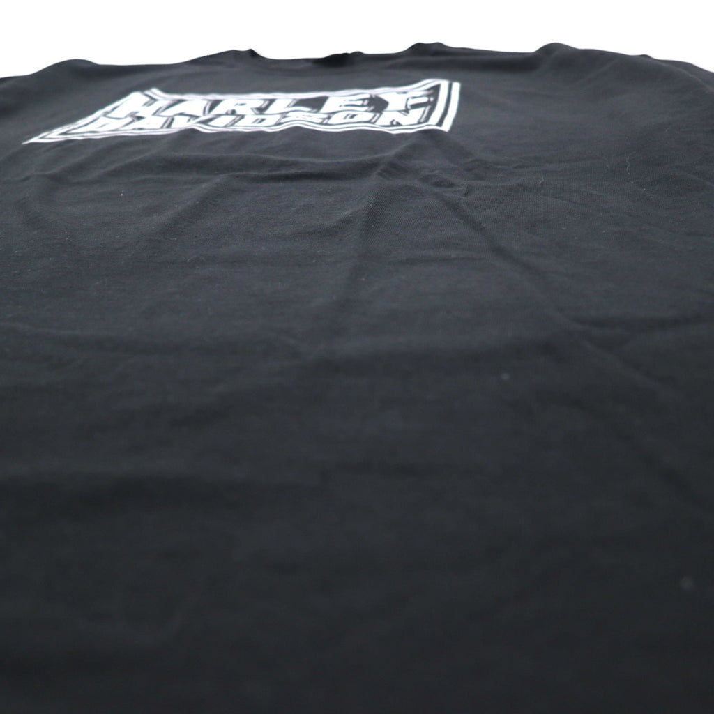 HARLEY DAVIDSON T-shirt con stampa fronte/retro XXL nero cotone TOKYO JAPAN