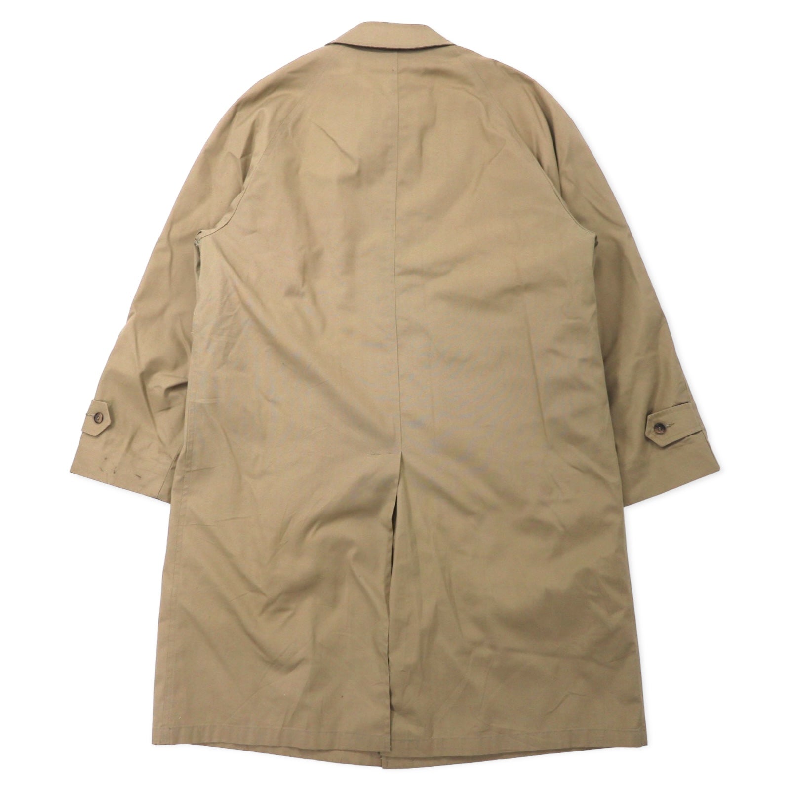 GENTLEMAN'S WAREHOUSE Anni '80, Made in USA, Trench foderato, Taglia 40, Beige, Cotone, Sottogola, Fodera in shearling staccabile