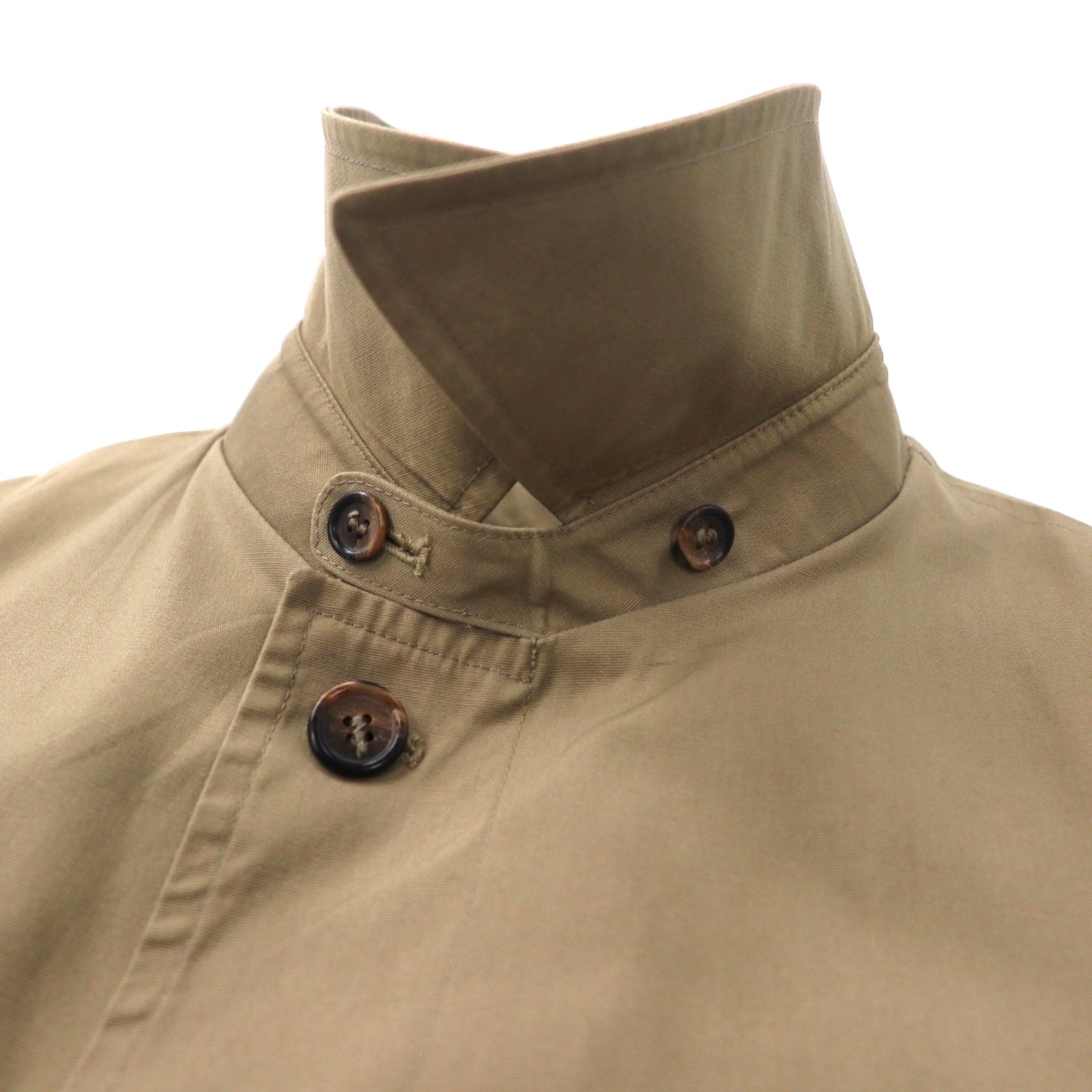 GENTLEMAN'S WAREHOUSE Anni '80, Made in USA, Trench foderato, Taglia 40, Beige, Cotone, Sottogola, Fodera in shearling staccabile