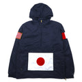 VCTRY MCMXCV (10DEEP) Anorak con cappuccio S blu navy Toppa bandiera giapponese