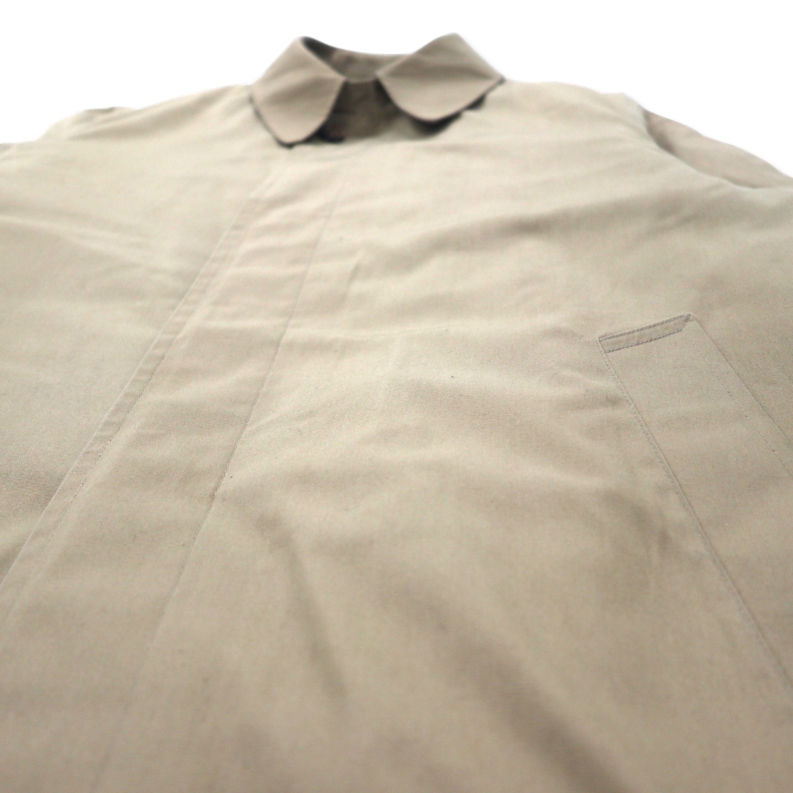 GENTLEMAN'S WAREHOUSE Anni '80, Made in USA, Trench foderato, Taglia 40, Beige, Cotone, Sottogola, Fodera in shearling staccabile