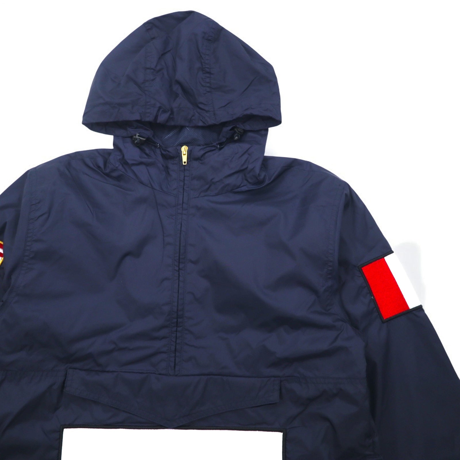 VCTRY MCMXCV (10DEEP) Anorak con cappuccio S blu navy Toppa bandiera giapponese