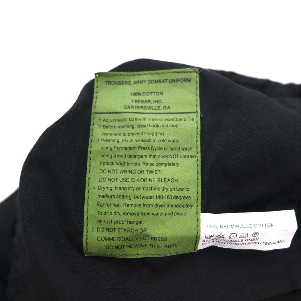 Pantaloni cargo militari US ARMY ACU, taglia S, colore nero, in ripstop, militari, 8415-01-519-8429 TEESAR INC.