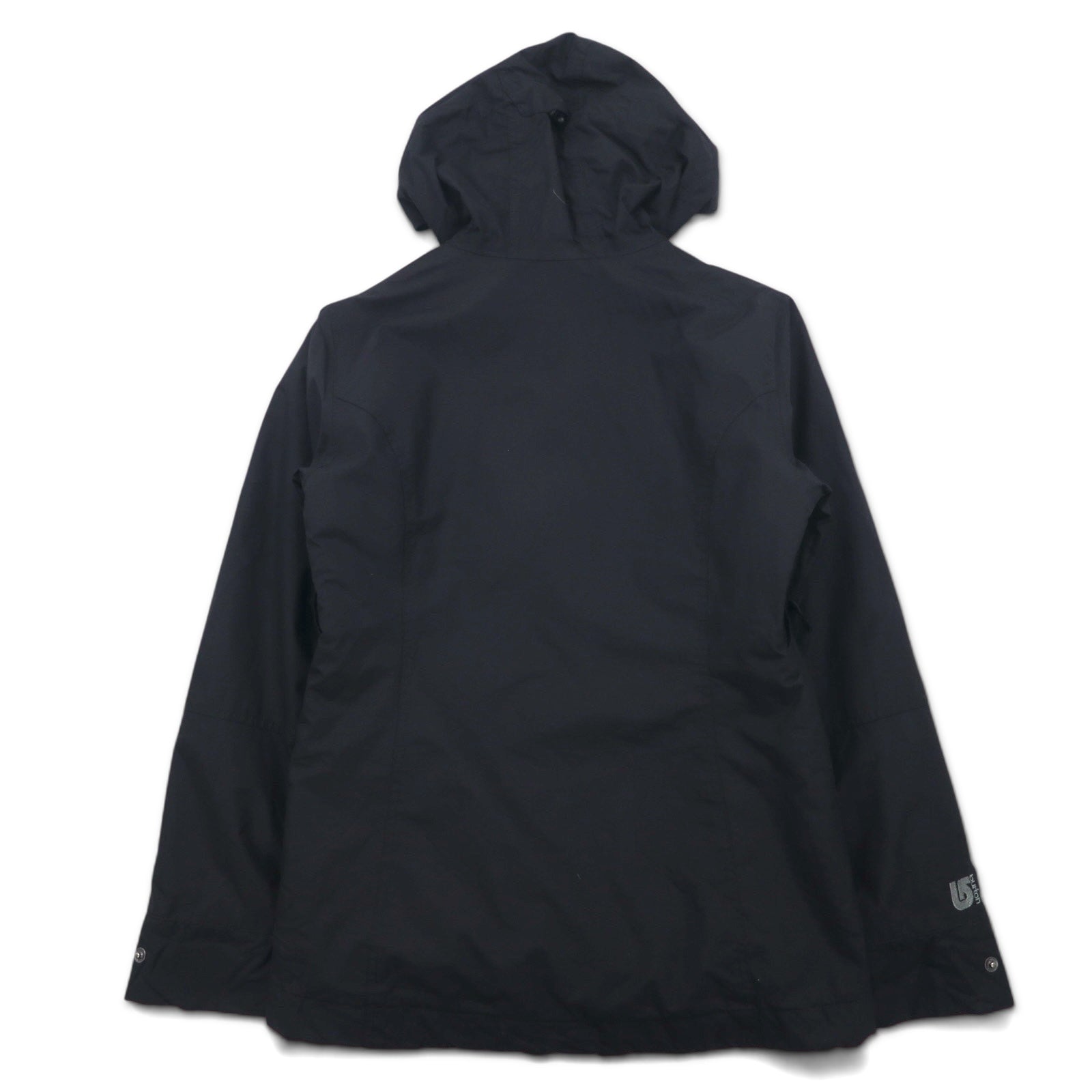 Burton giacca a vento S nero nylon DRYRIDE impermeabile da sci coulisse