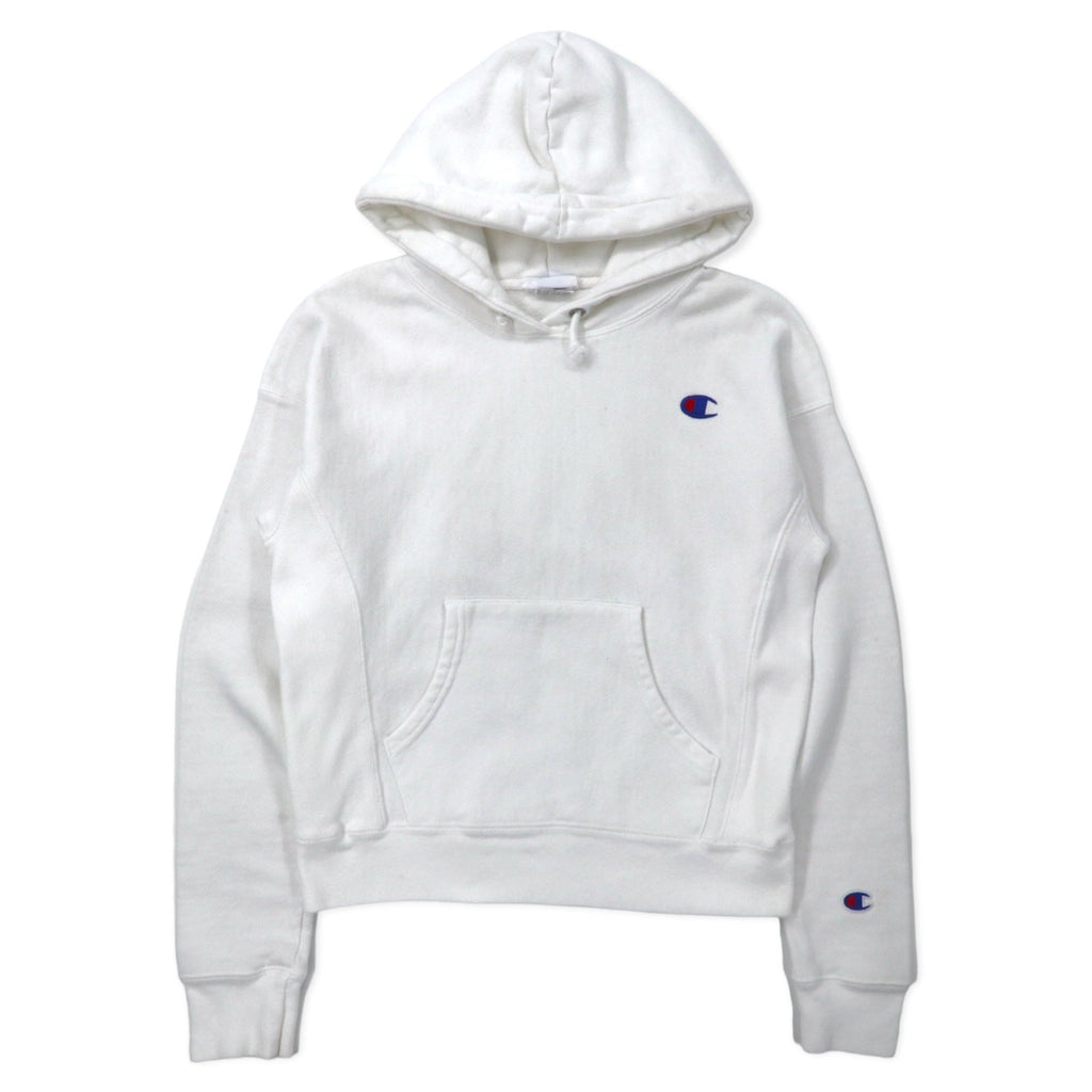 Champion Reverse Weave Felpa con cappuccio M bianco cotone etichetta blu riedizione REVERSE WEAVE Prodotto in Honduras