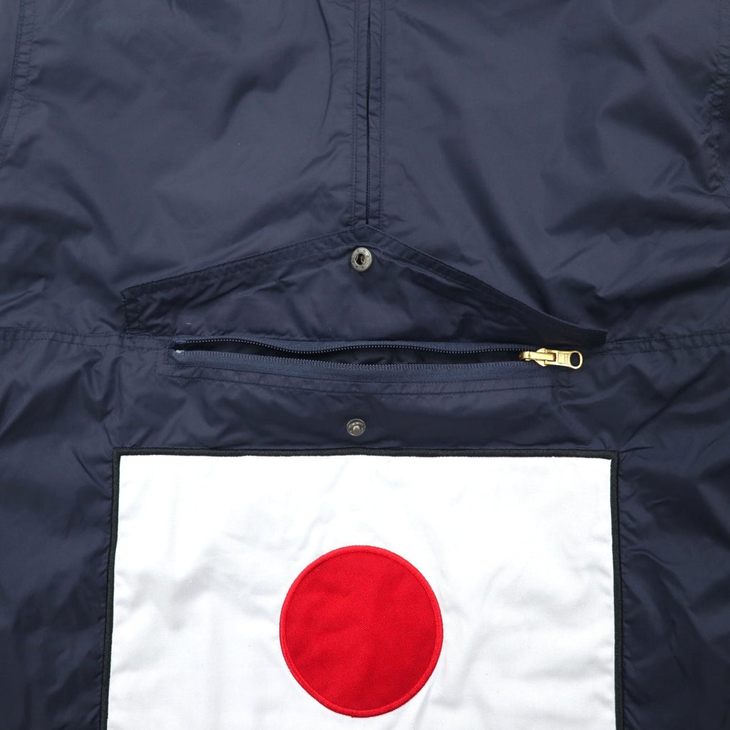 VCTRY MCMXCV (10DEEP) Anorak con cappuccio S blu navy Toppa bandiera giapponese