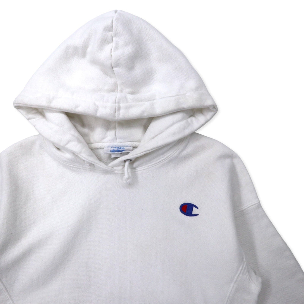 Champion Reverse Weave Felpa con cappuccio M bianco cotone etichetta blu riedizione REVERSE WEAVE Prodotto in Honduras