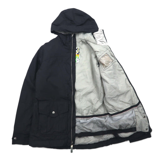 Burton giacca a vento S nero nylon DRYRIDE impermeabile da sci coulisse