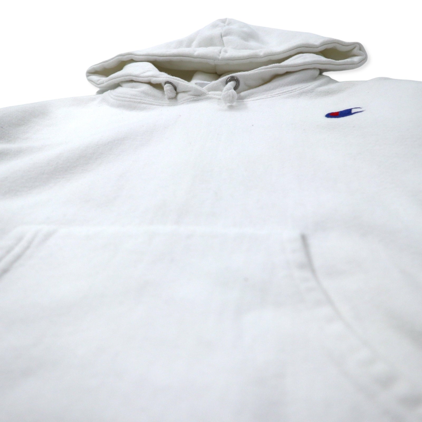 Champion Reverse Weave Felpa con cappuccio M bianco cotone etichetta blu riedizione REVERSE WEAVE Prodotto in Honduras