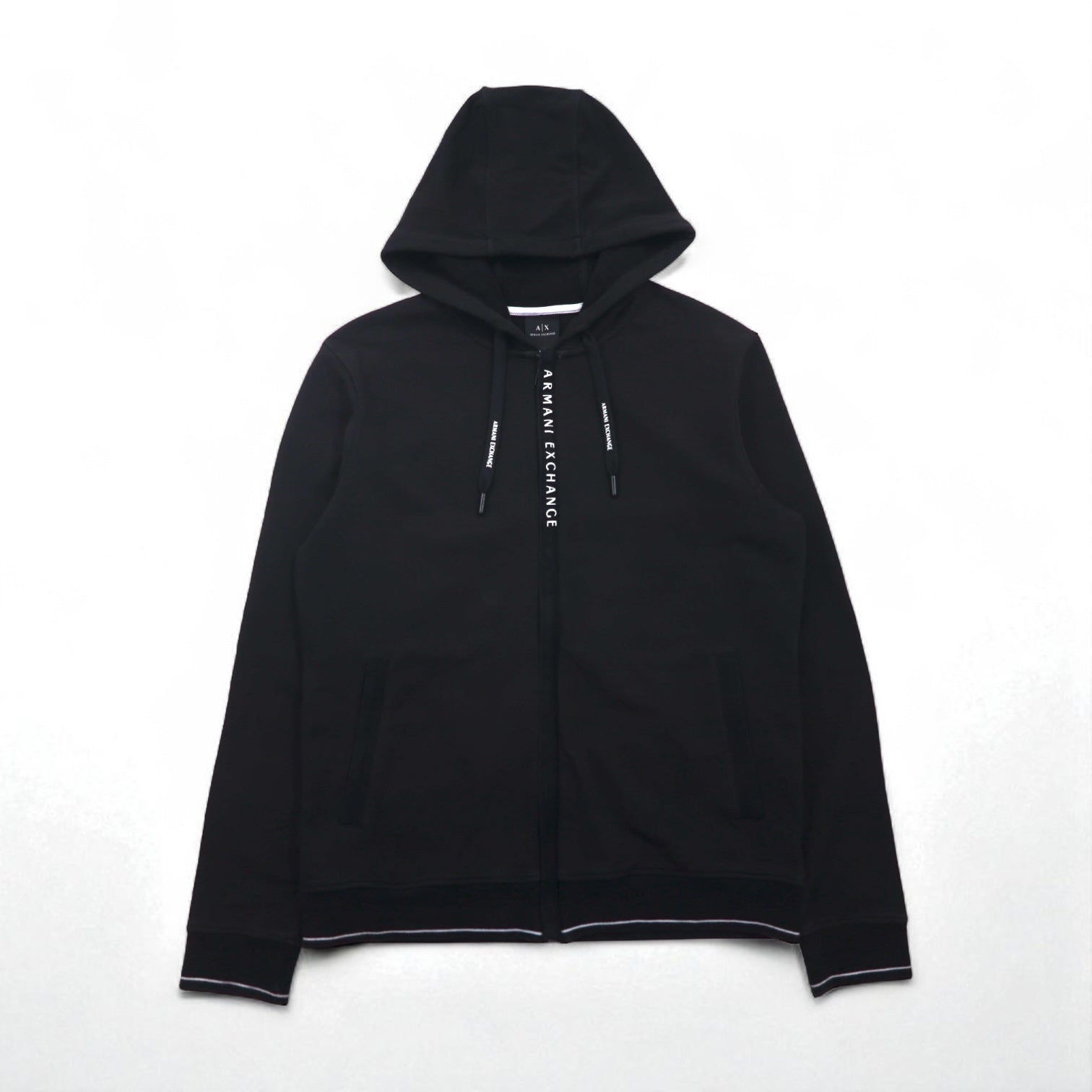 A|X ARMANI EXCHANGE スウェット パーカー ジャージ セットアップ M ブラック 8NZM82 ZJH3Z