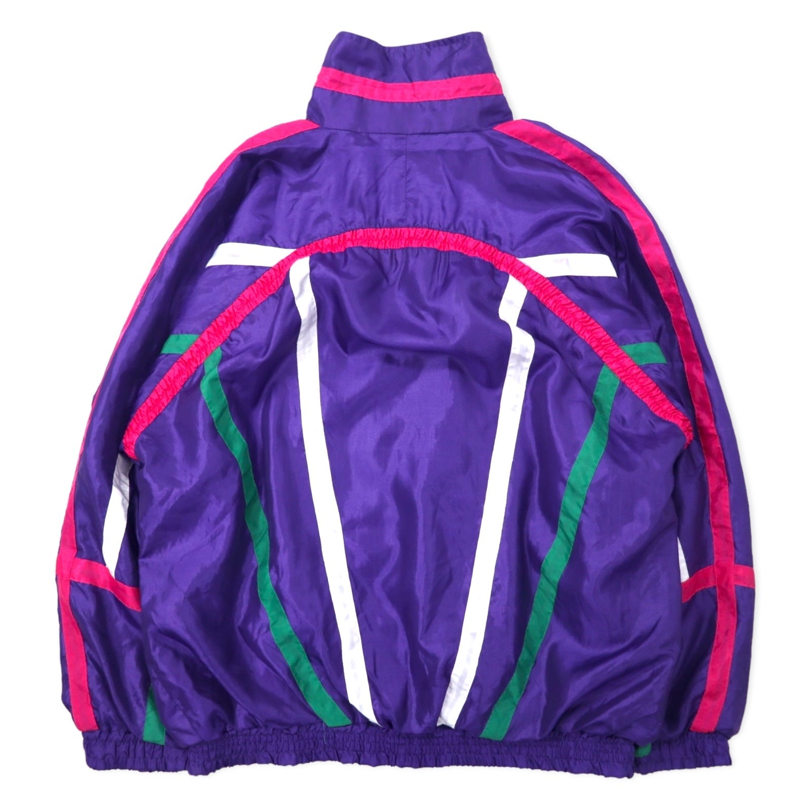 CENTER AISLE Sport Giacca in nylon anni '90, taglia M, colore viola