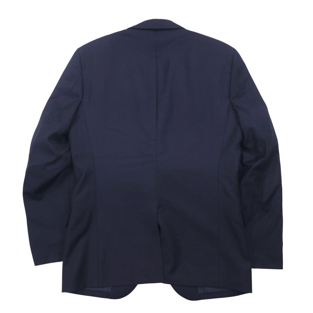 Ermenegildo Zegna Completo due bottoni S Blu Navy Gessato Lana Hai-Vaseron