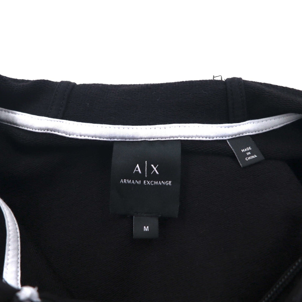 A|X ARMANI EXCHANGE スウェット パーカー ジャージ セットアップ M ブラック 8NZM82 ZJH3Z
