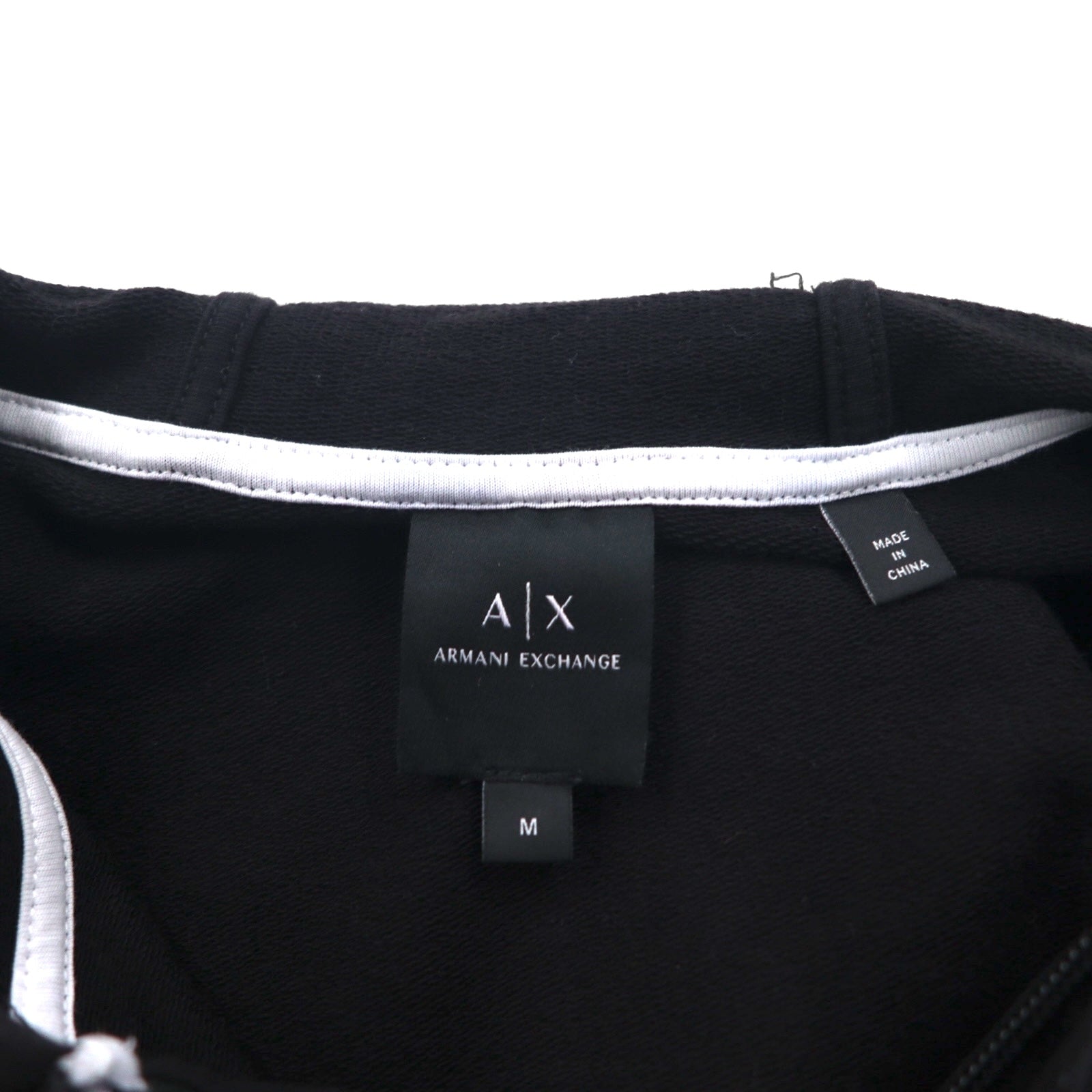 A|X ARMANI EXCHANGE スウェット パーカー ジャージ セットアップ M ブラック 8NZM82 ZJH3Z