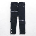 whowhat PUZZLE DENIM Jeans Pantaloni S Nero Made in Japan