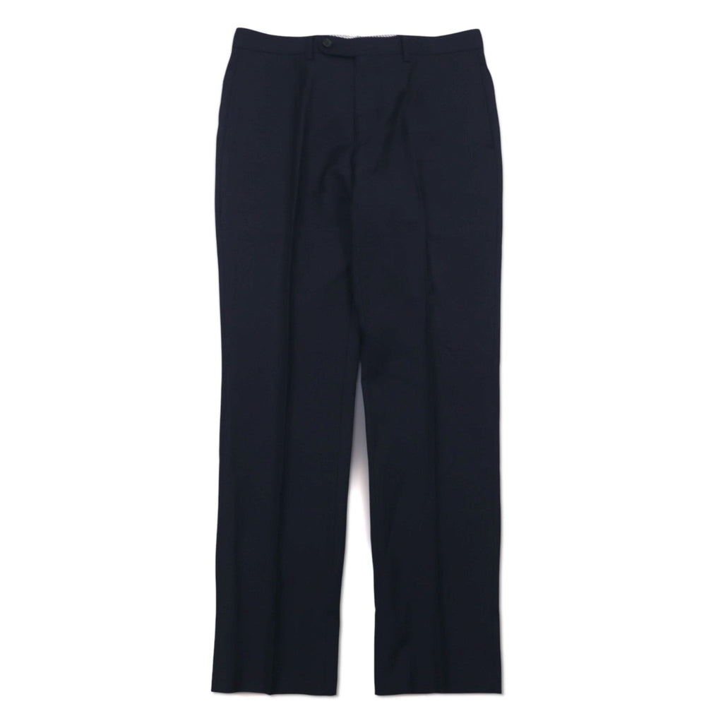 Ermenegildo Zegna Completo due bottoni S Blu Navy Gessato Lana Hai-Vaseron