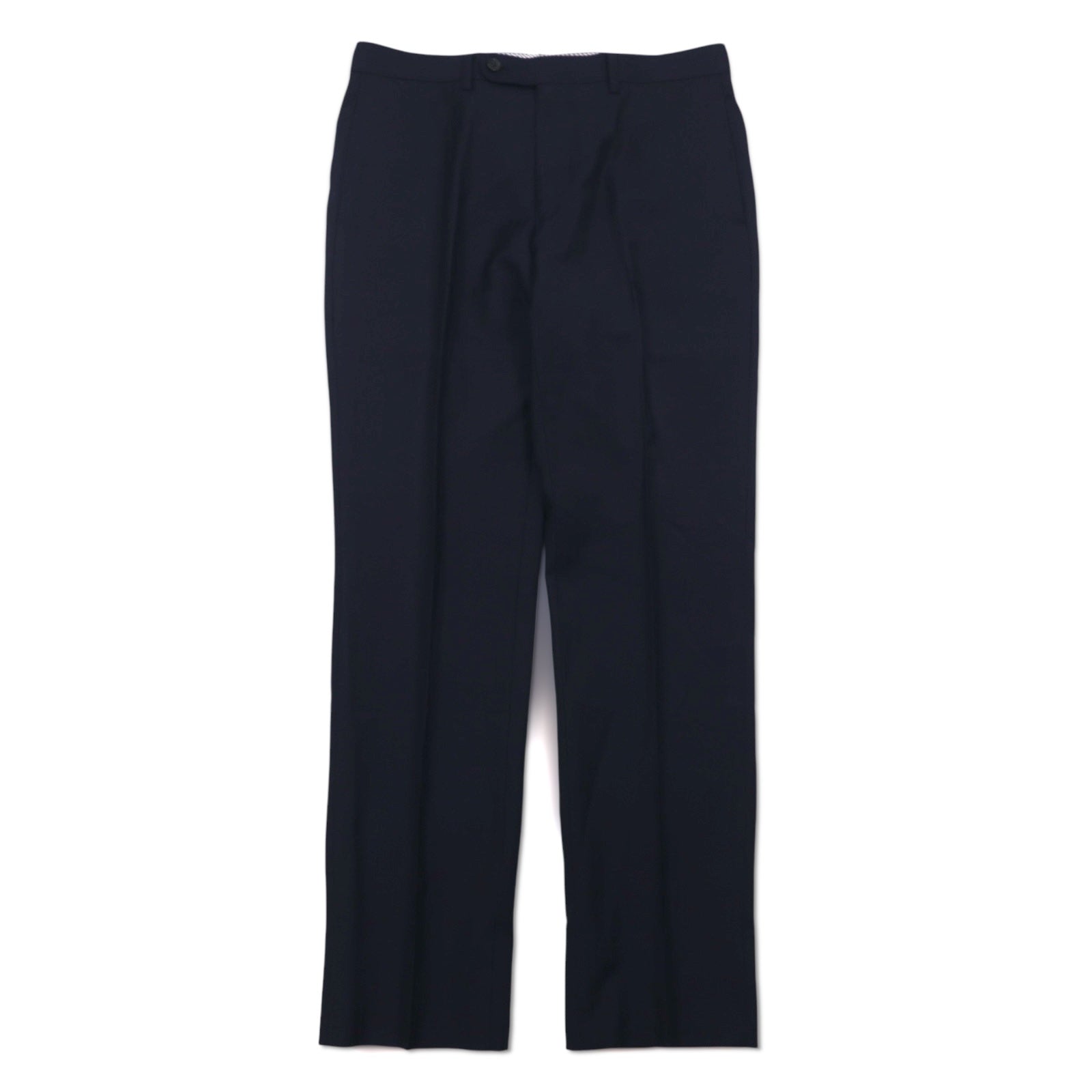 Ermenegildo Zegna Completo due bottoni S Blu Navy Gessato Lana Hai-Vaseron