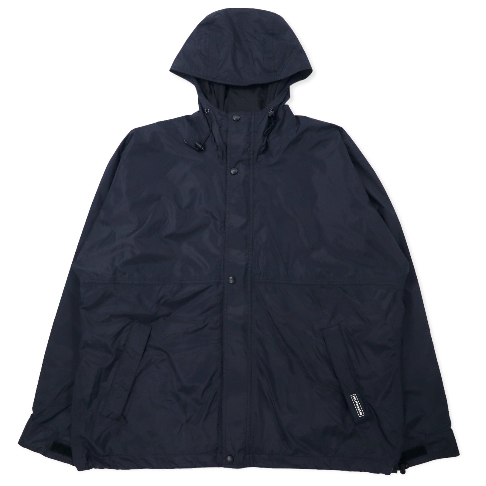 Giacca a vento Helly Hansen XL blu navy nylon HELLY-TECH impermeabile ripiegabile