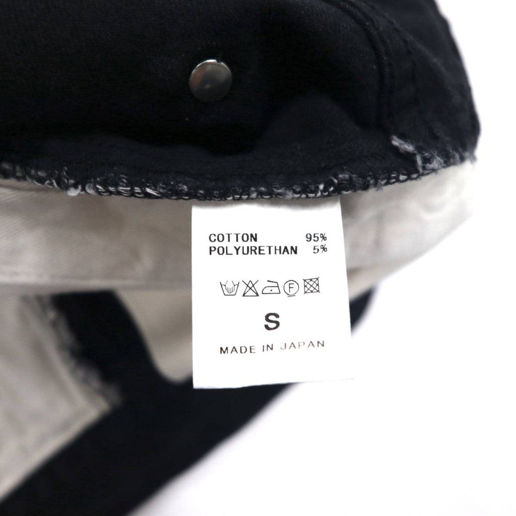 whowhat PUZZLE DENIM Jeans Pantaloni S Nero Made in Japan