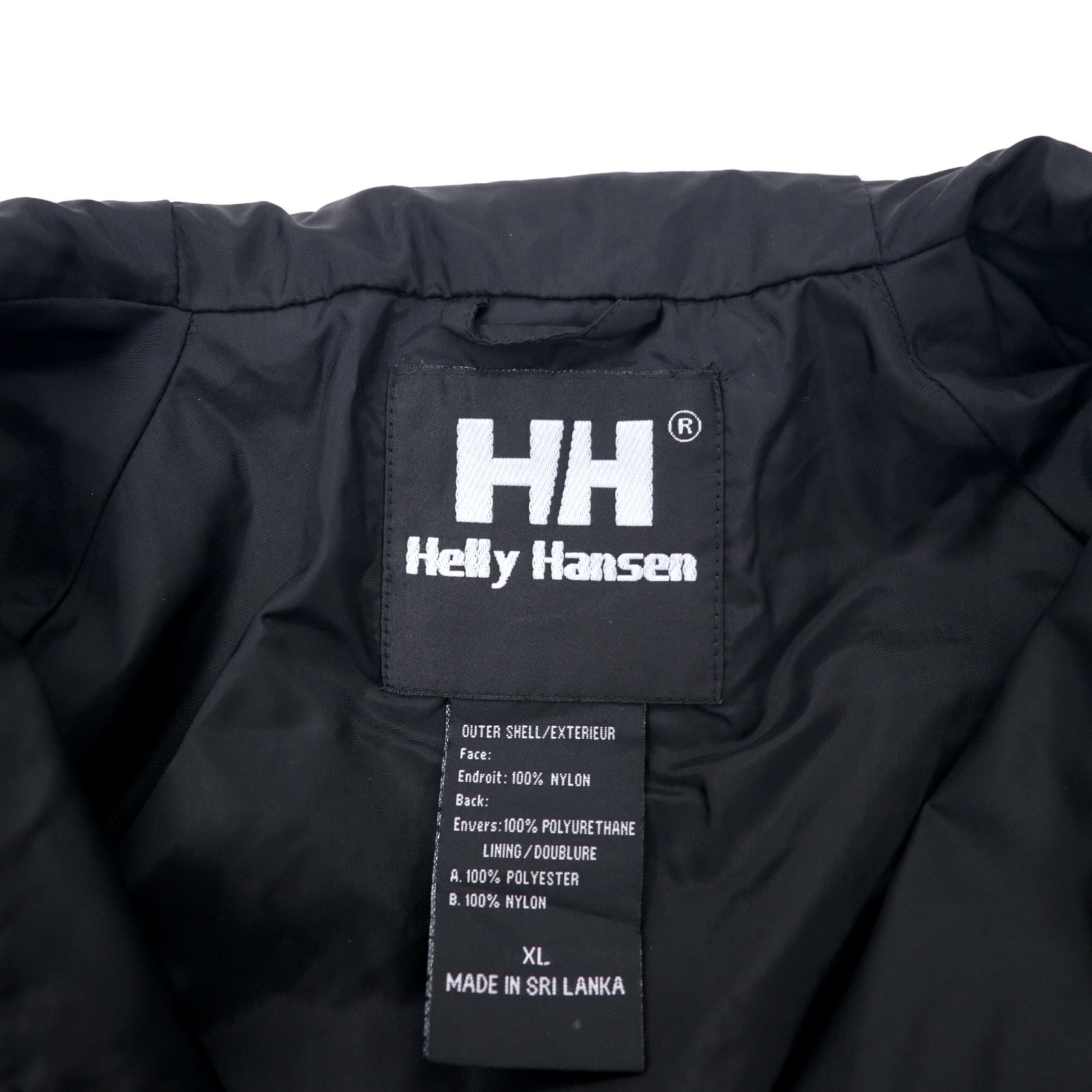Giacca a vento Helly Hansen XL blu navy nylon HELLY-TECH impermeabile ripiegabile